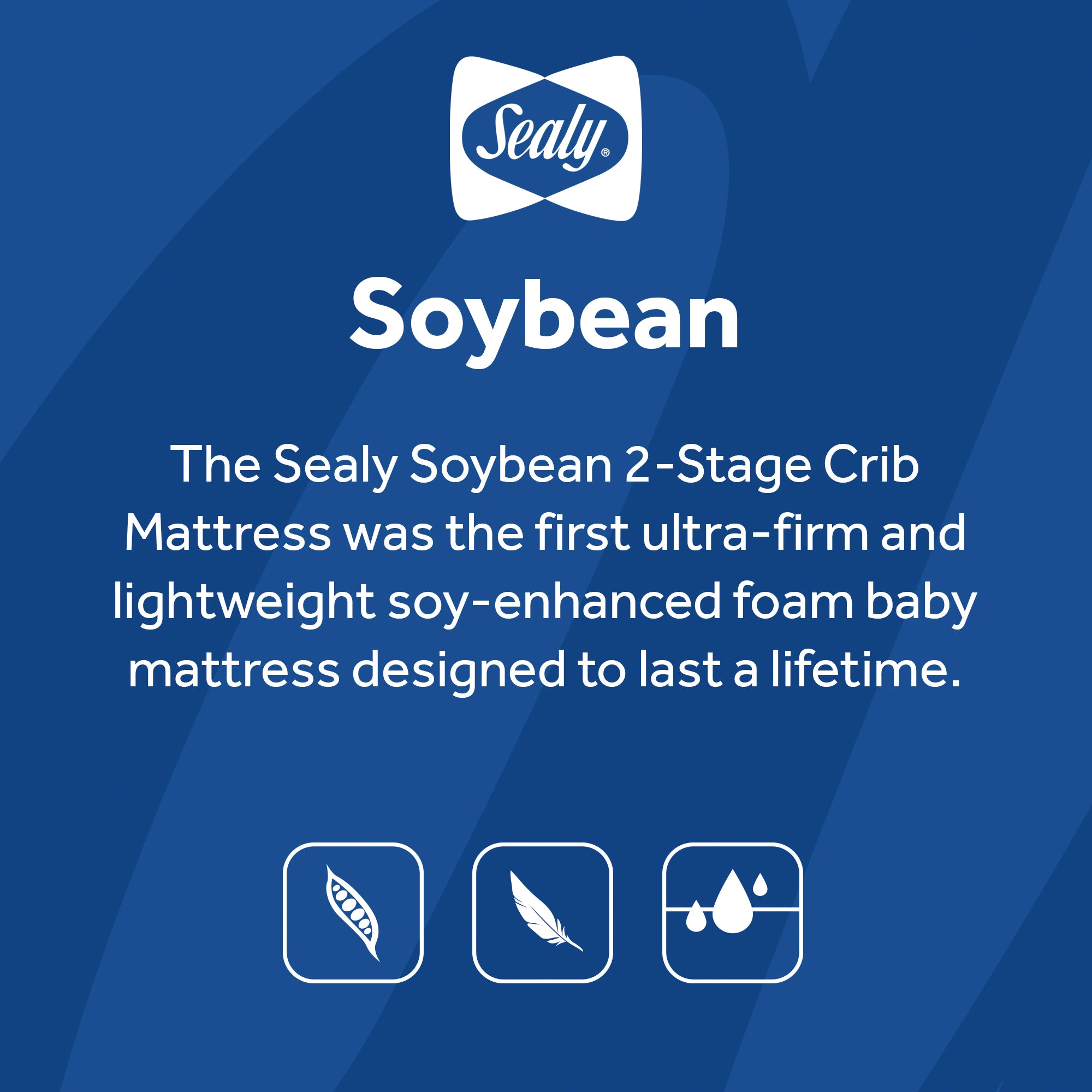 Sealy Baby 2 Stage Infant Crib Mattress Plus Toddler Bed Fit, (Open Box) - VMInnovations