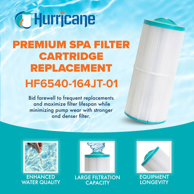 Hurricane Filters HF6540-164JT-01 Advanced 75 Sq Ft Spa Filter Replacement
