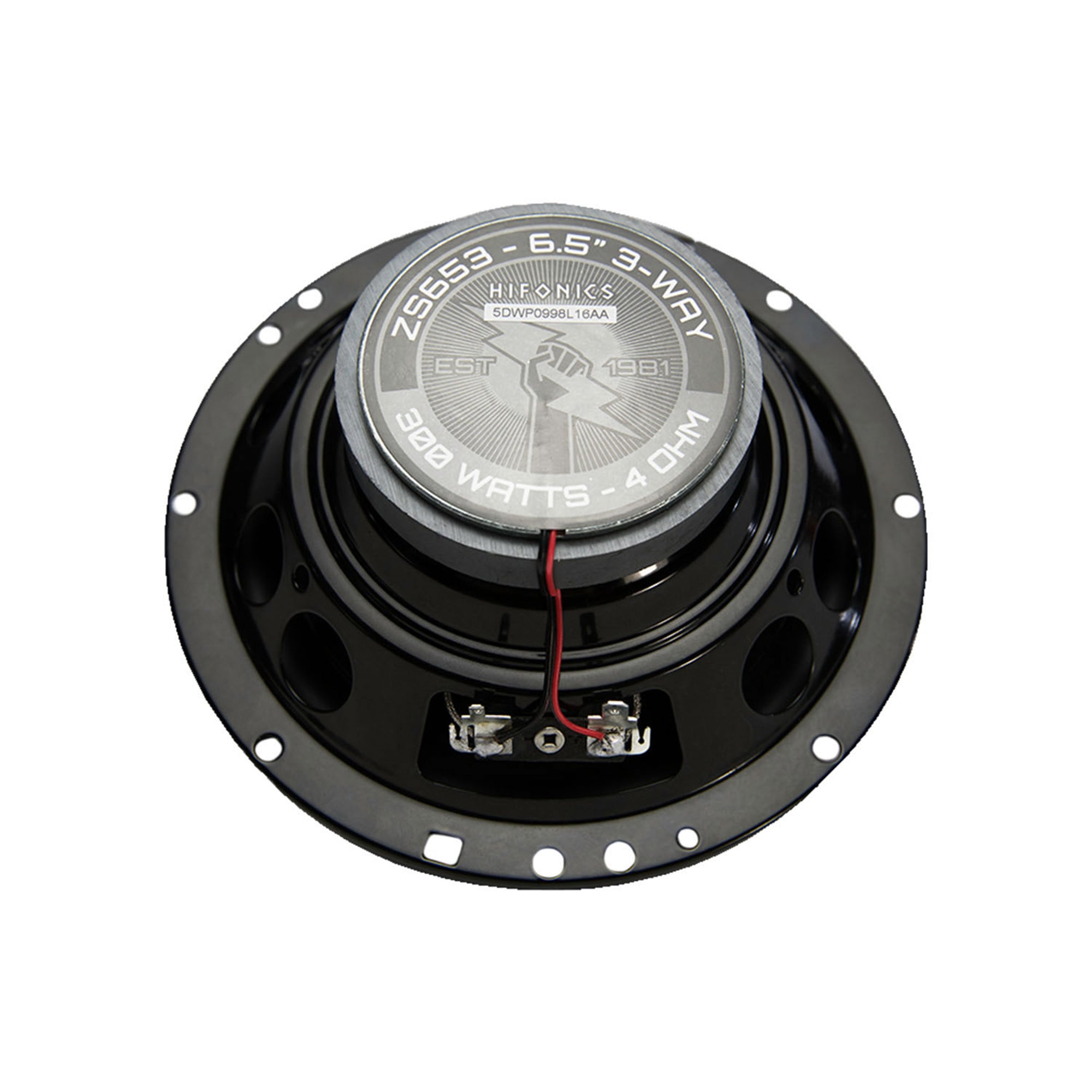 Hifonics Zeus ZS653 6.5 Inch 3 Way 300 Watt Car Audio Coaxial Speakers, 2 Pairs