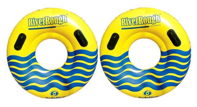 2 NEW Swimline 17035ST Swimming Pool River Rough 48" Heavy Duty Floating Tubes