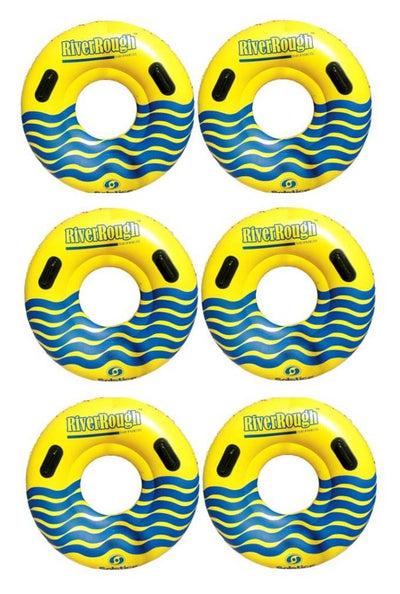 6 NEW Swimline 17035ST Swimming Pool River Rough 48" Heavy Duty Floating Tubes