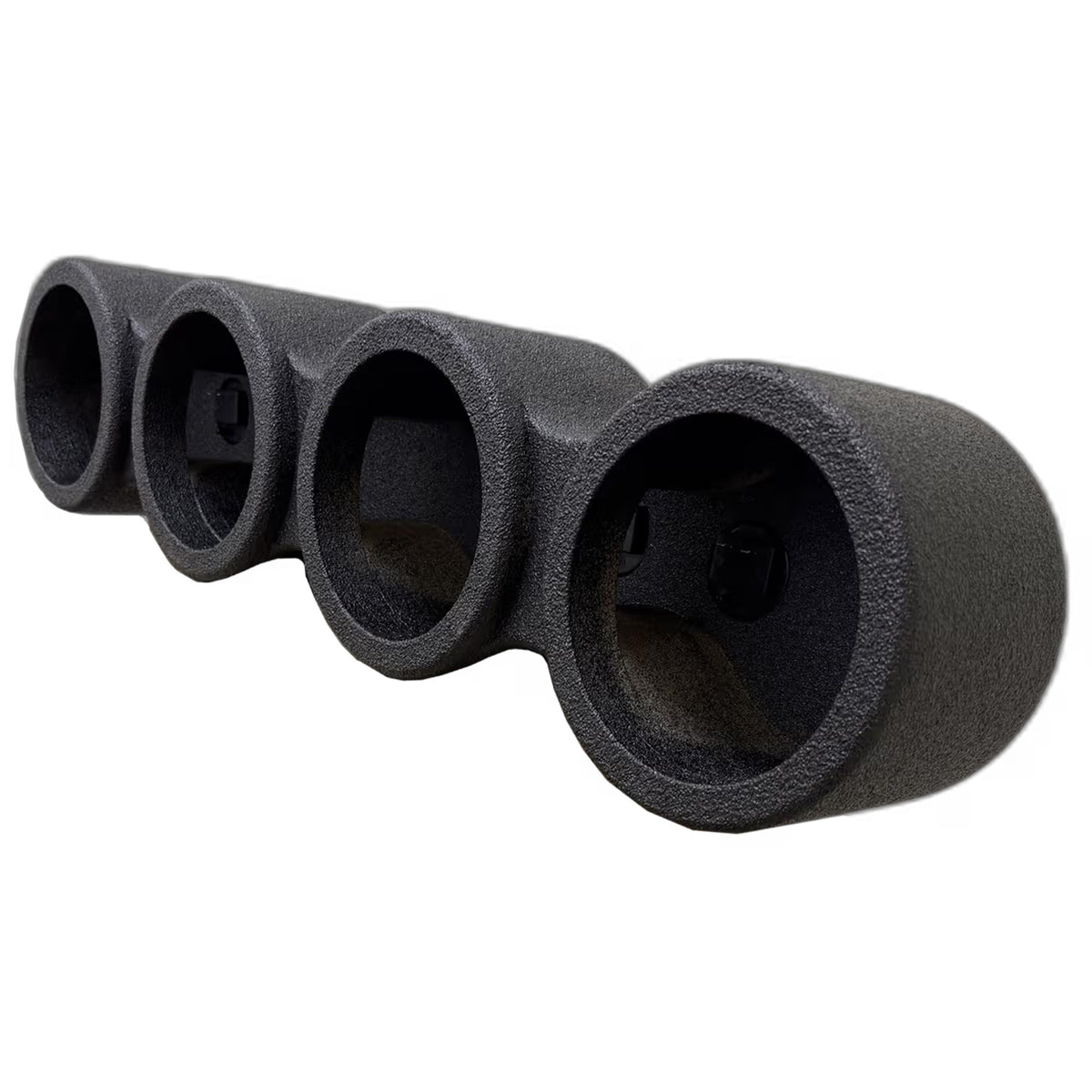 Q Power Sprayed Pod Quad 6.5" Speaker Box, 4-Hole Enclosure (Open Box)