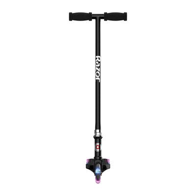 Razor Kick 2 Glow Steel Kick Scooter with Motion-Activated Light-Up LEDs, Black