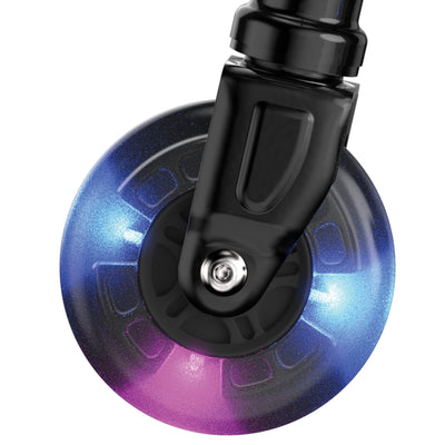 Razor Kick 2 Glow Steel Kick Scooter with Motion-Activated Light-Up LEDs, Black
