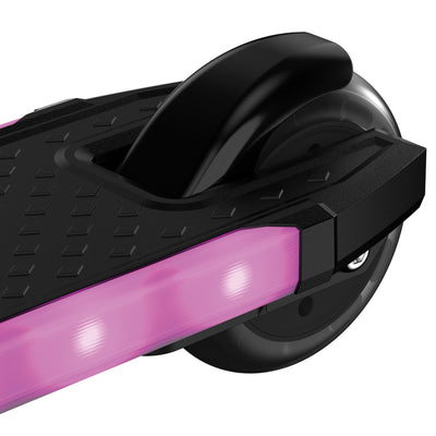 Razor Kick 2 Glow Steel Kick Scooter with Motion-Activated Light-Up LEDs, Black
