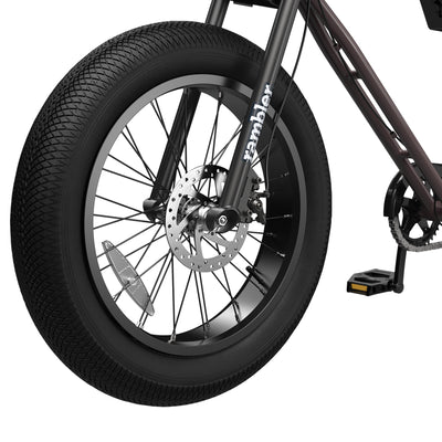 Razor Rambler 20 Electric Retro Minibike with 500W Motor & 37V Battery, Brown