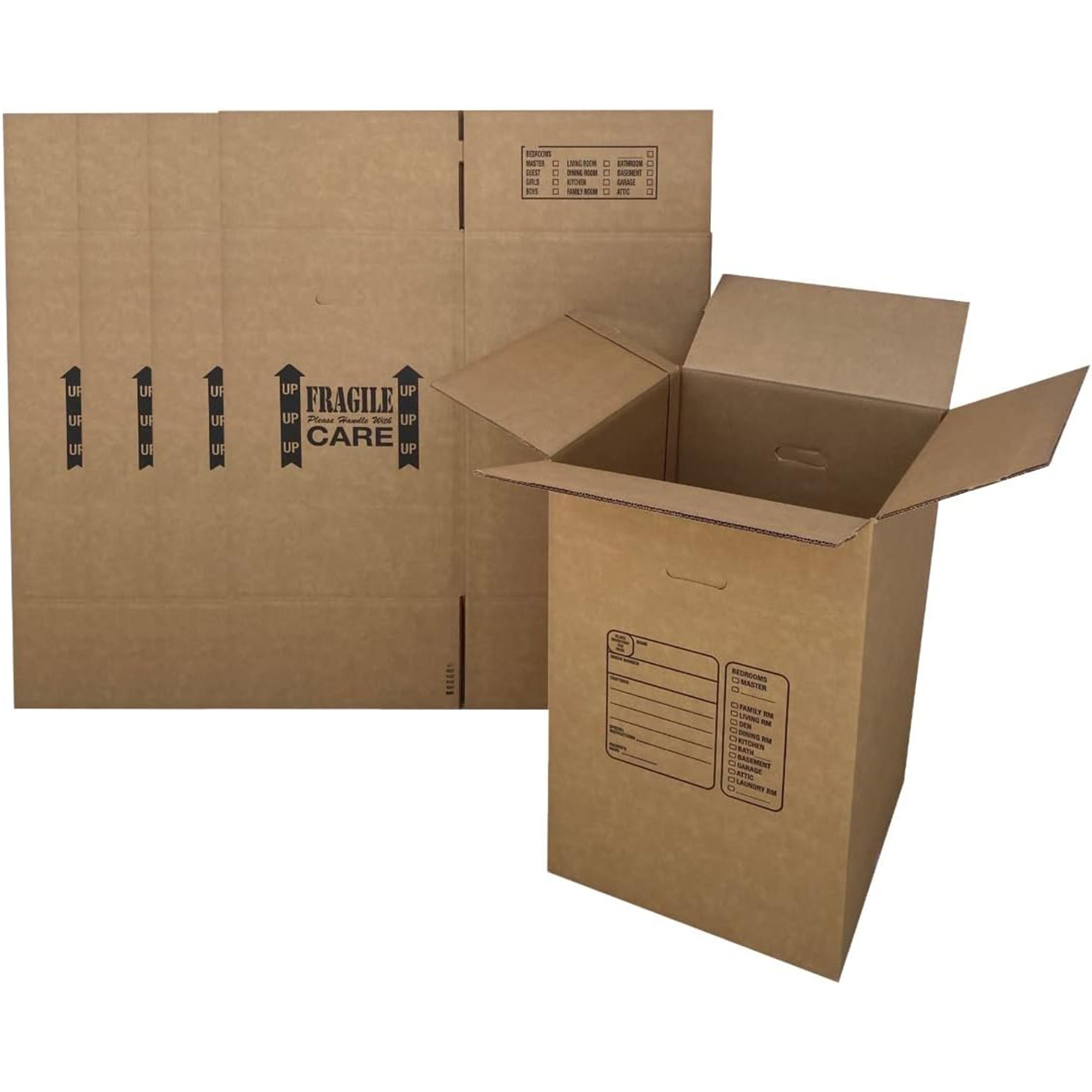 UBMOVE Double Wall Kitchen Moving & Packing Boxes, 18" x 18" x 28", 4 Pack
