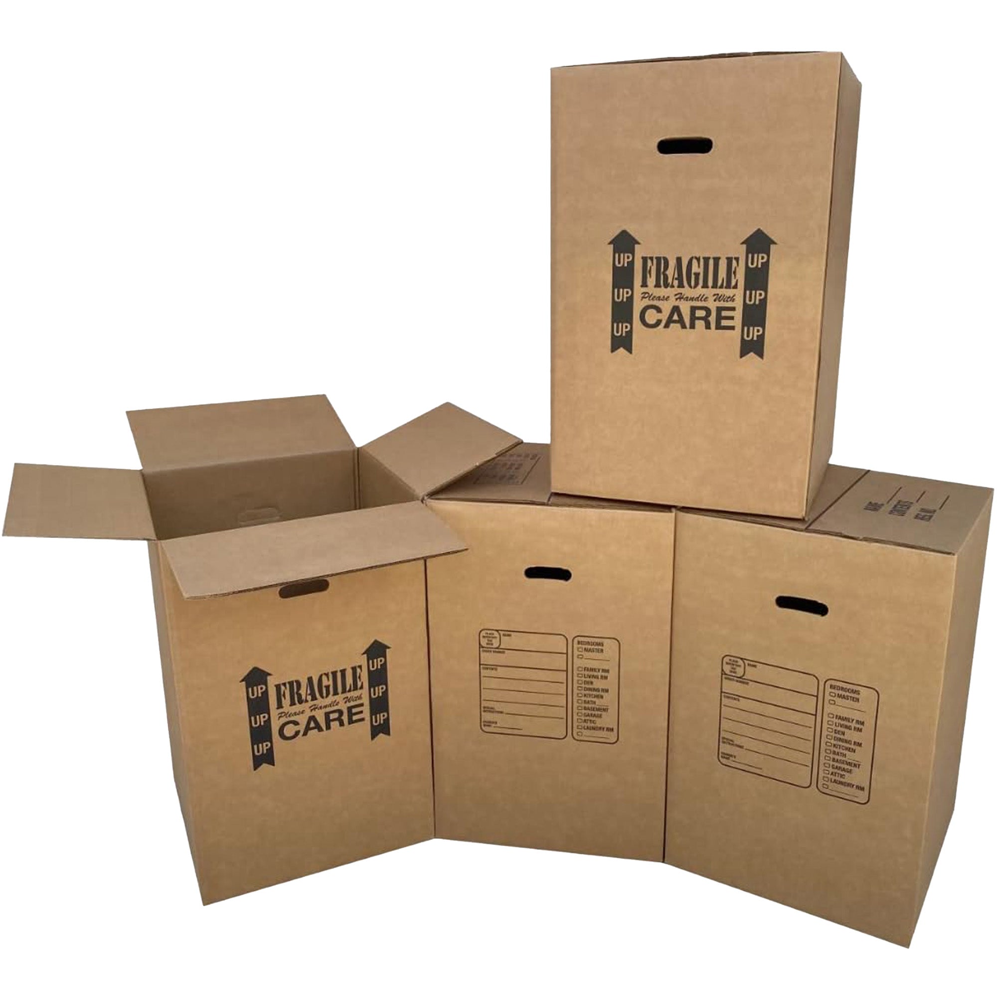 UBMOVE Double Wall Kitchen Moving & Packing Boxes, 18" x 18" x 28", 4 Pack - VMInnovations