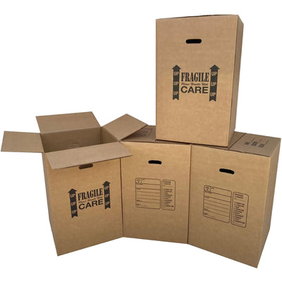 UBMOVE Double Wall Kitchen Moving & Packing Boxes, 18" x 18" x 28", 4 Pack - VMInnovations