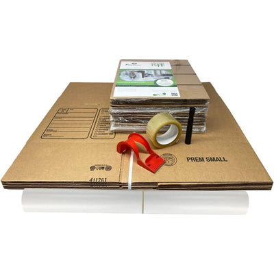 UBMOVE Kitchen Moving Kit, 4 Corrugated Cardboard Boxes with Packing Supplies