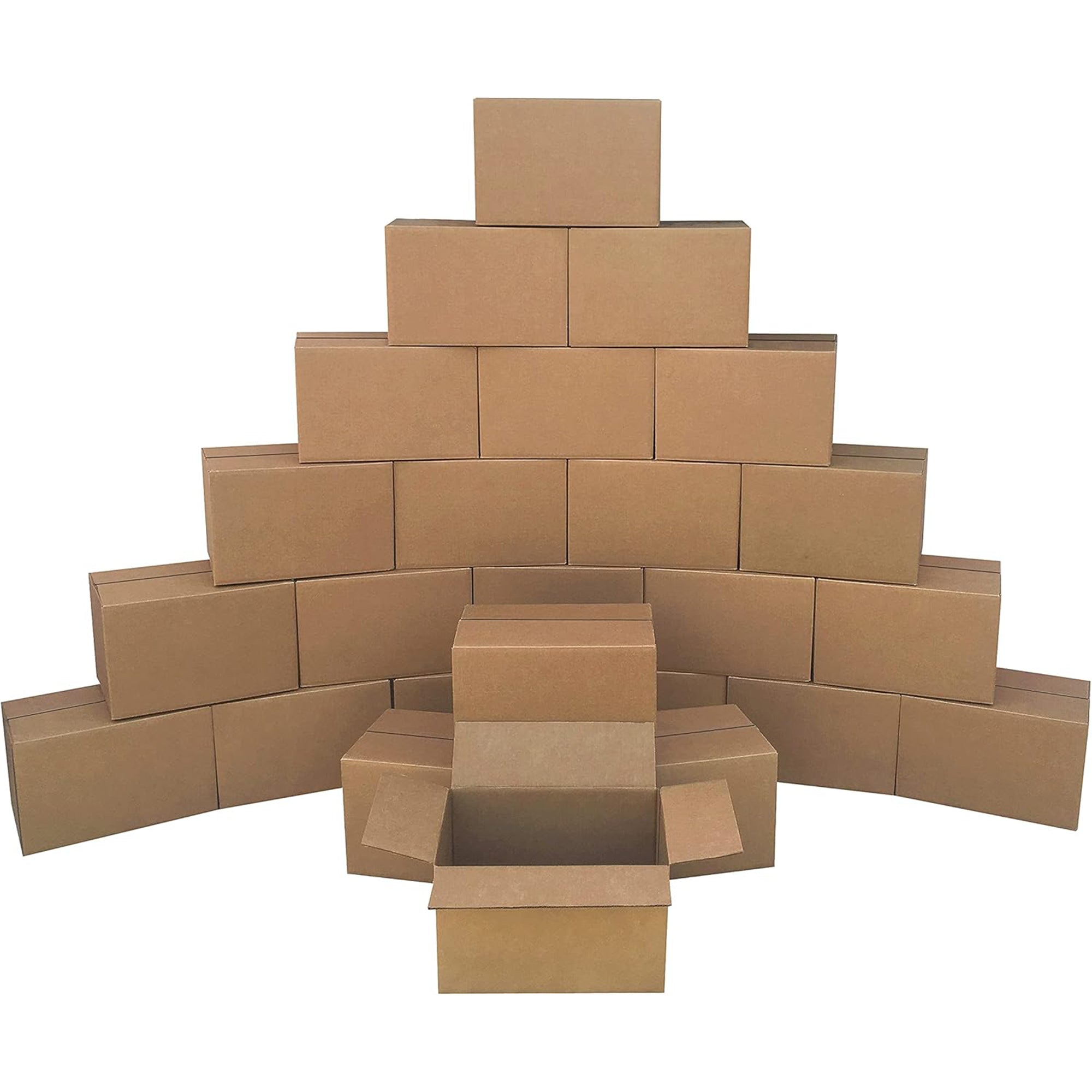 UBMOVE Small Corrugated Cardboard Moving Boxes, 16" x 10" x 10", 25 Pack - VMInnovations