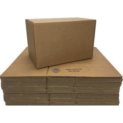 UBMOVE Small Corrugated Cardboard Moving Boxes, 16" x 10" x 10", 25 Pack - VMInnovations