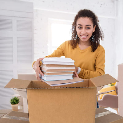 UBMOVE Small Corrugated Cardboard Moving Boxes, 16" x 10" x 10", 10 Pack