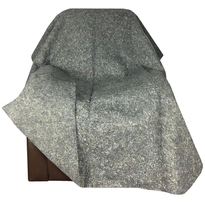 uBoxes 6-Pack Moving Blankets, Floor Protectors for Moving and Packing, Gray