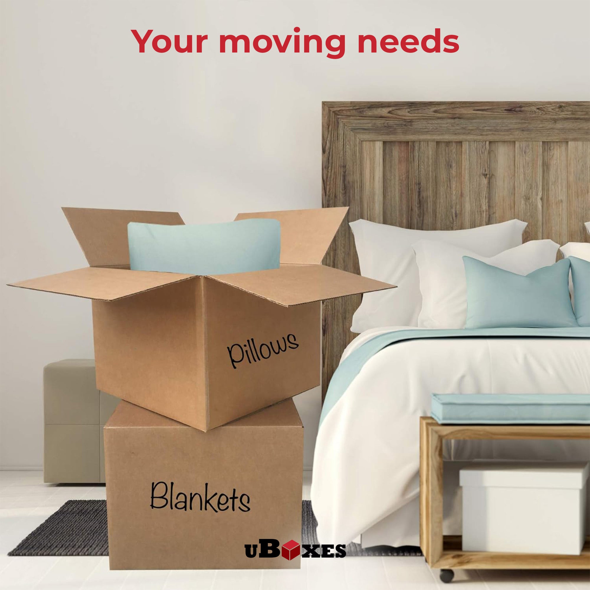 UBMOVE Large Cardboard Moving Boxes, 20" x 20" x 15", 12 Pack (Open Box)