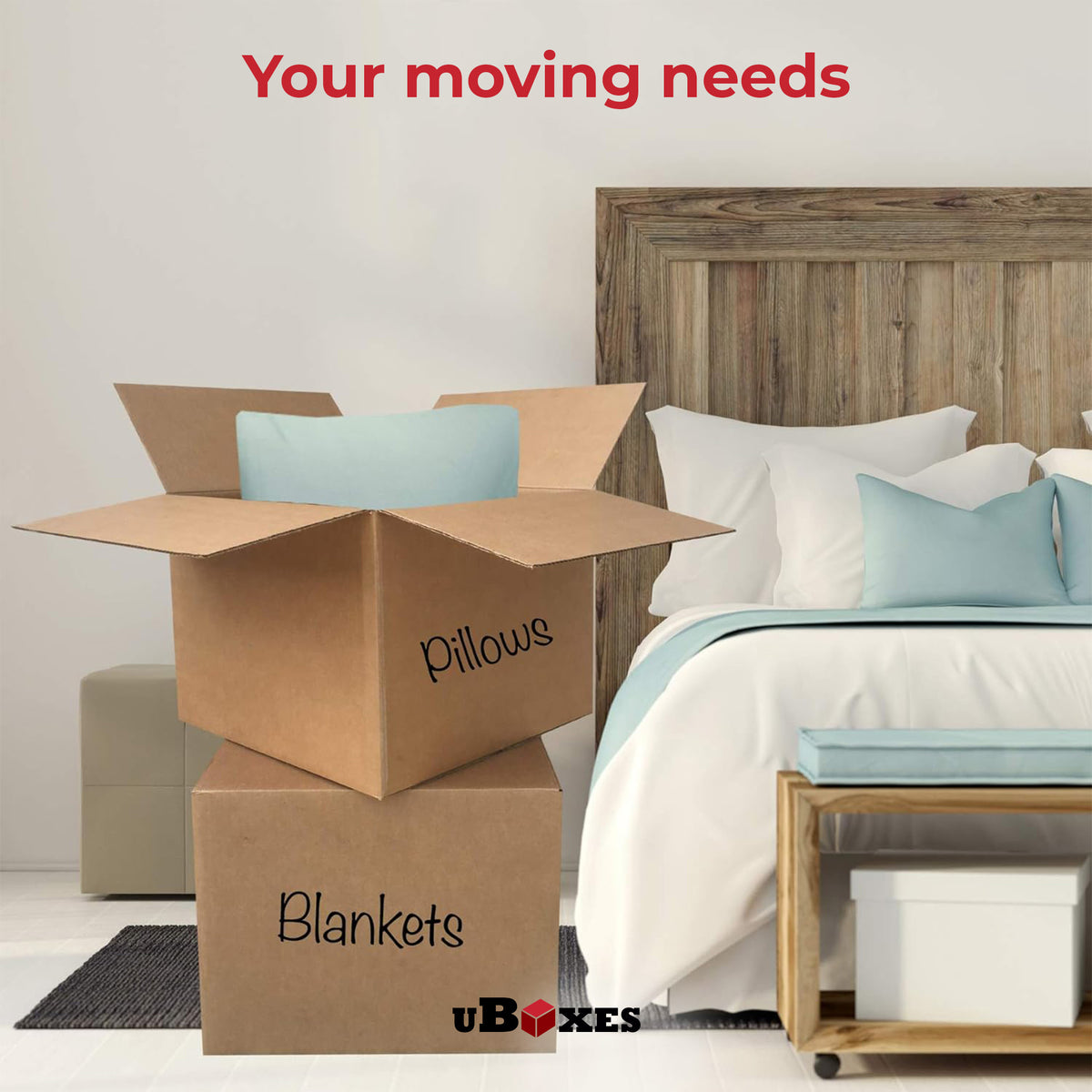 UBMOVE Large Cardboard Moving Boxes, 20" x 20" x 15", 12 Pack (Open Box)
