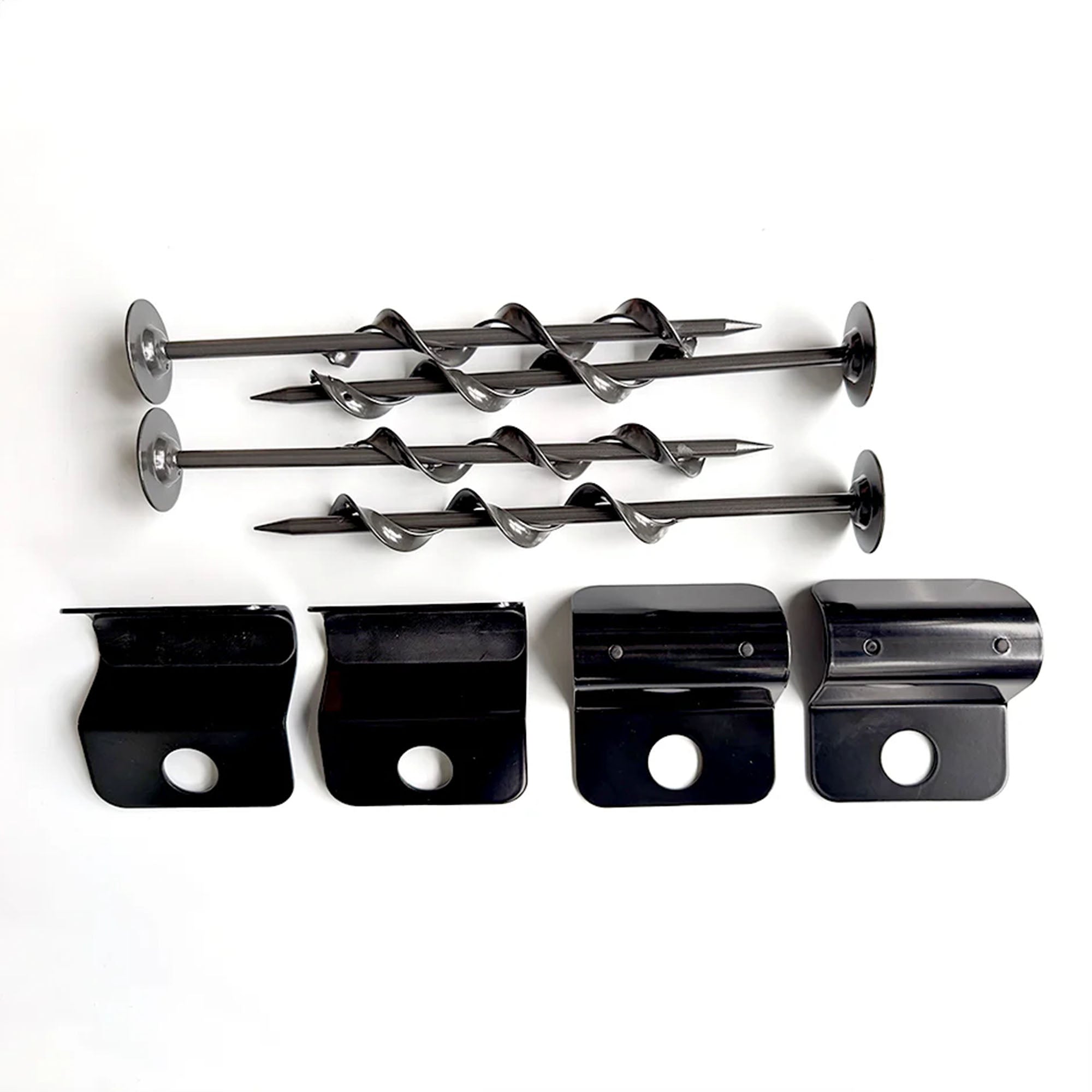 Springfree Trampoline Ground Anchor Kit, Heavy Duty Trampoline Accessory, Black - VMInnovations