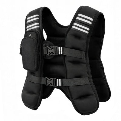 BalanceFrom 20 lb Weighted Nylon Tactical Vest with Quick Release & Phone Pouch