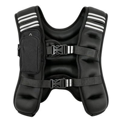BalanceFrom 25 lb Weighted Nylon Tactical Vest with Quick Release & Phone Pouch