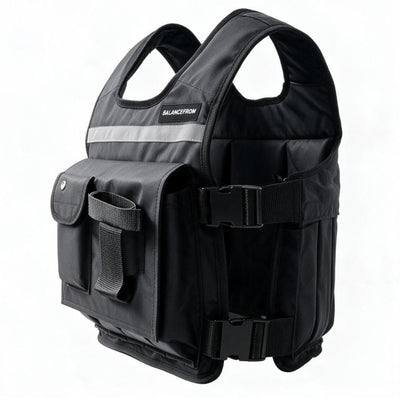 BalanceFrom 30 lb Weighted Training Vest with Quick Release and Breathable Mesh