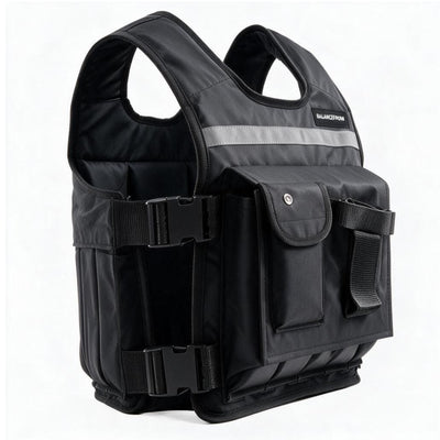 BalanceFrom 30 lb Weighted Training Vest with Quick Release and Breathable Mesh