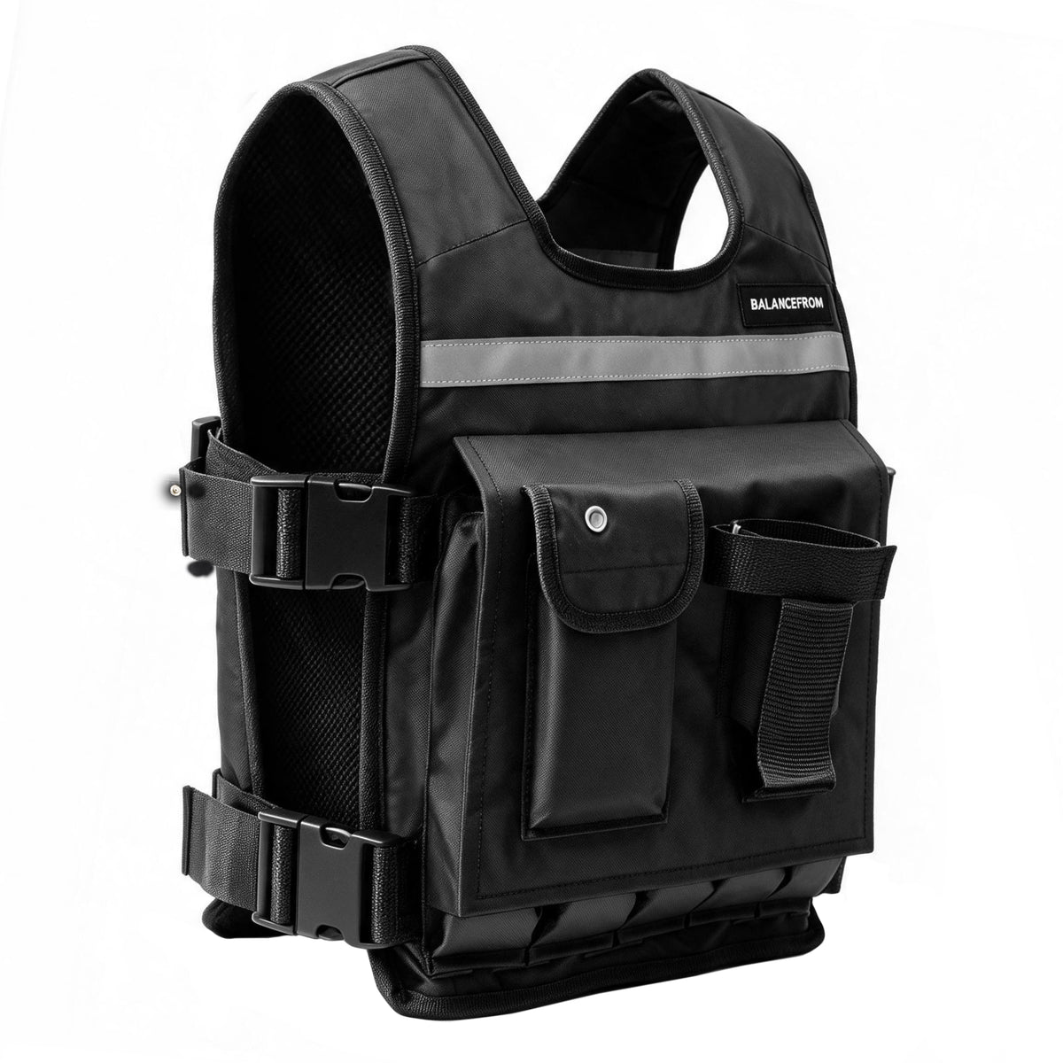 BalanceFrom 40 lb Weighted Training Vest with Quick Release and Breathable Mesh