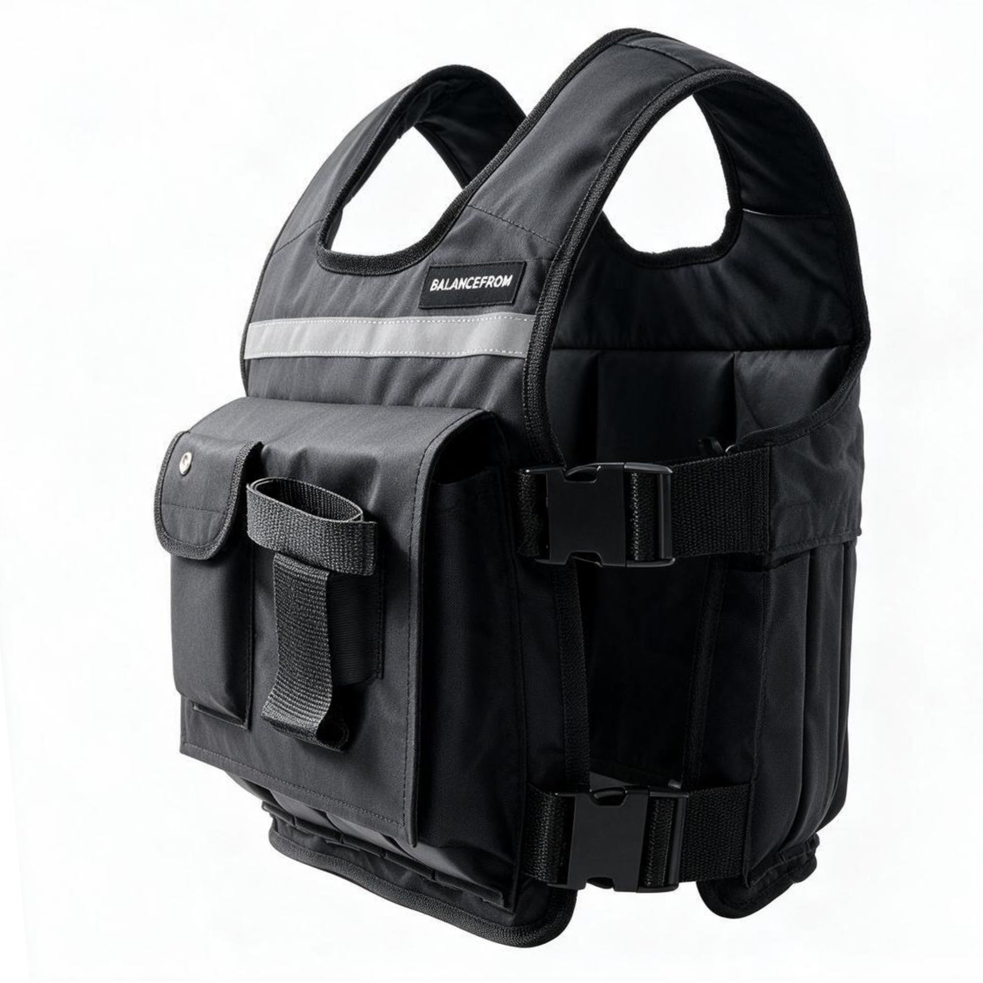 BalanceFrom 40 lb Weighted Training Vest with Quick Release and Breathable Mesh