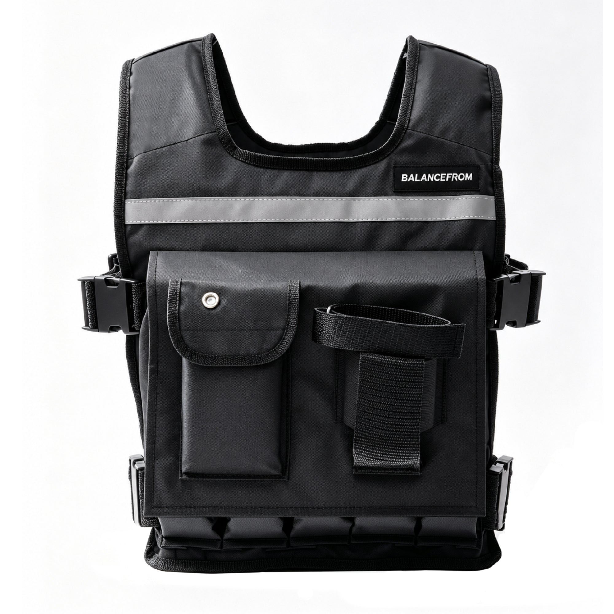 BalanceFrom 40 lb Weighted Training Vest with Quick Release and Breathable Mesh