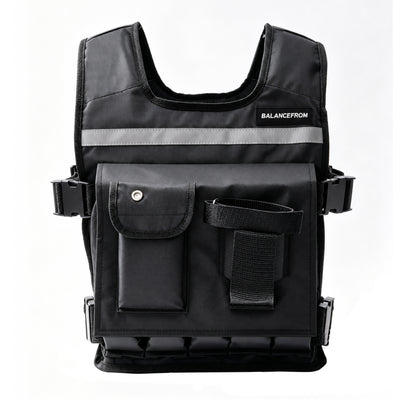 BalanceFrom 40 lb Weighted Training Vest with Quick Release and Breathable Mesh
