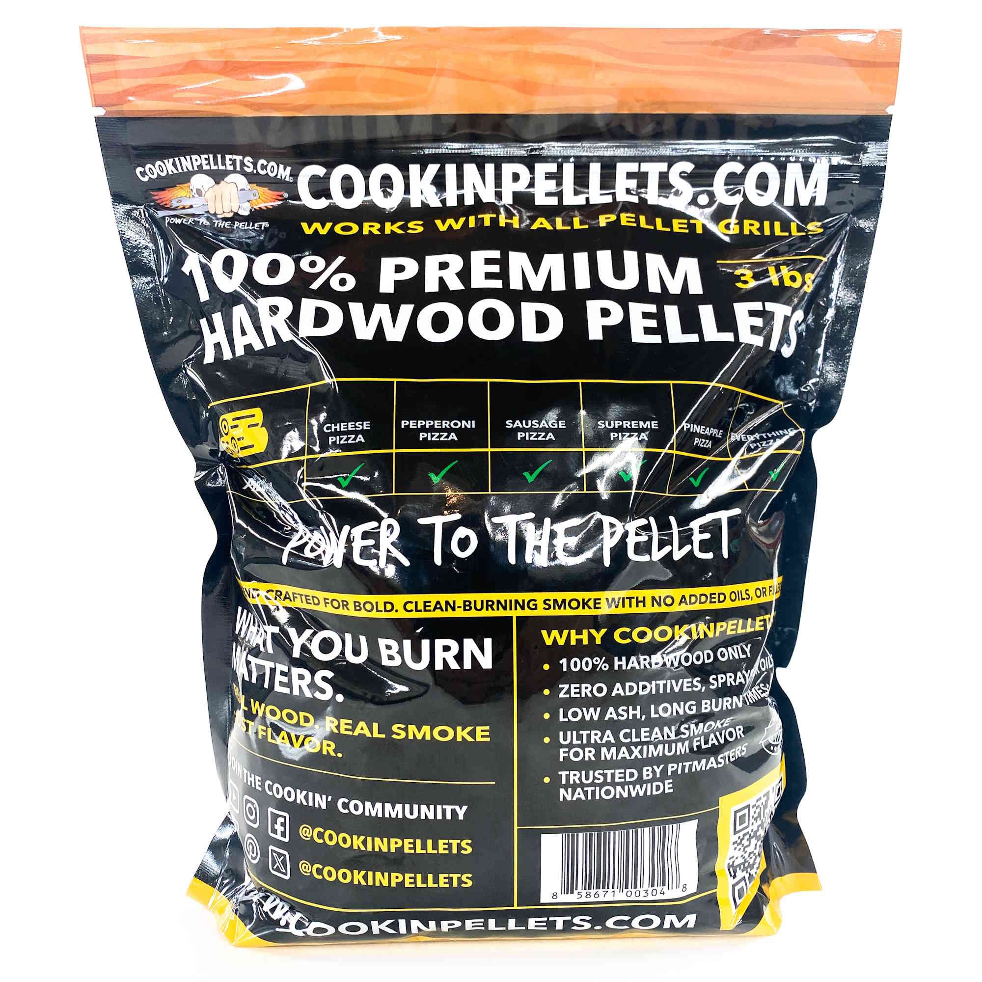 CookinPellets Pizza Perfection Wood Pellets for Indoor & Outdoor Smoker, 3Lbs - VMInnovations