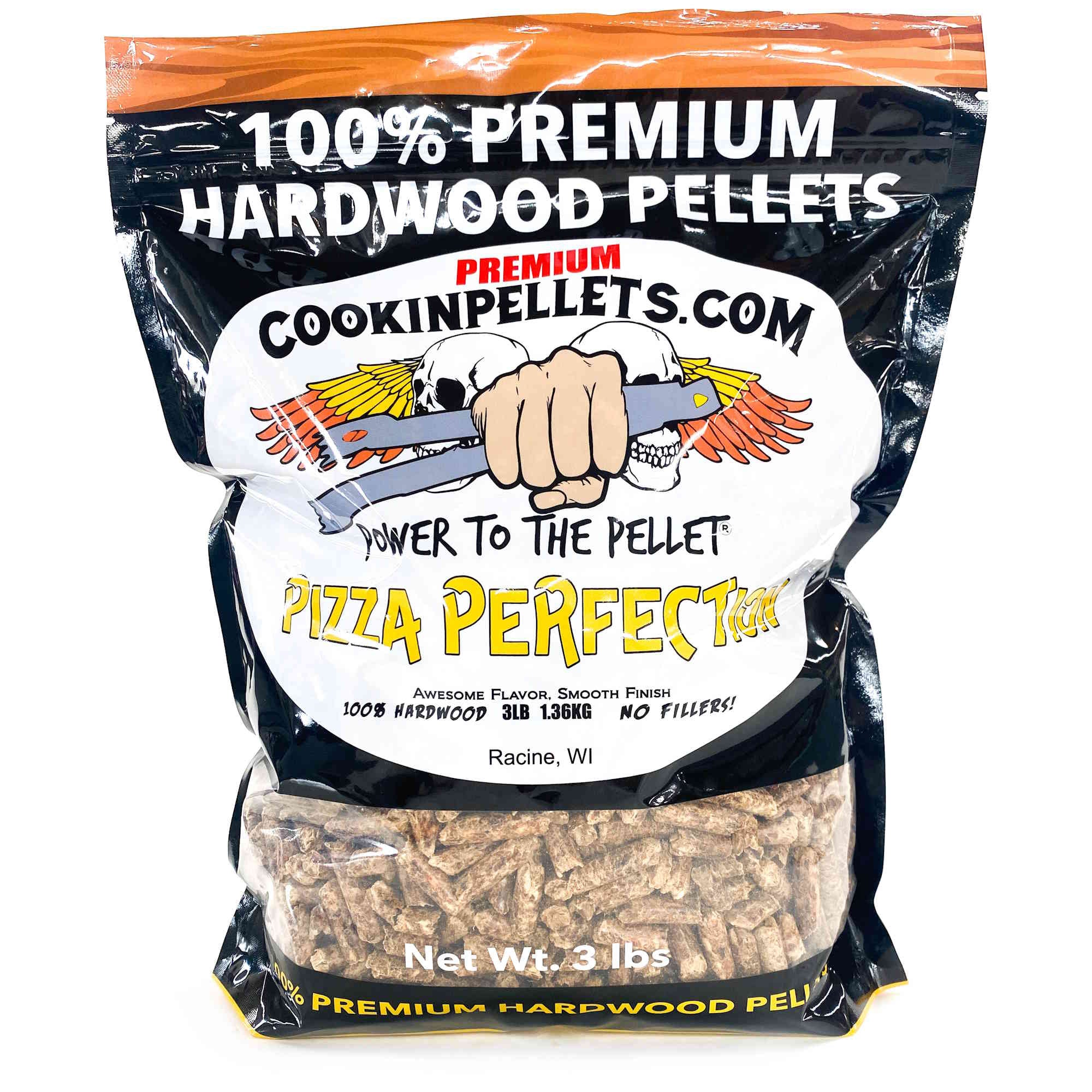 CookinPellets Pizza Perfection Wood Pellets for Indoor & Outdoor Smoker, 3Lbs - VMInnovations