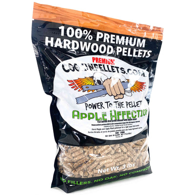 CookinPellets Apple Affection Wood Pellets for Indoor & Outdoor Smoker, 3Lbs - VMInnovations