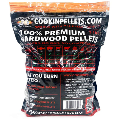 CookinPellets Delightfully Cherry Wood Pellets for Indoor & Outdoor Smoker, 3Lbs - VMInnovations