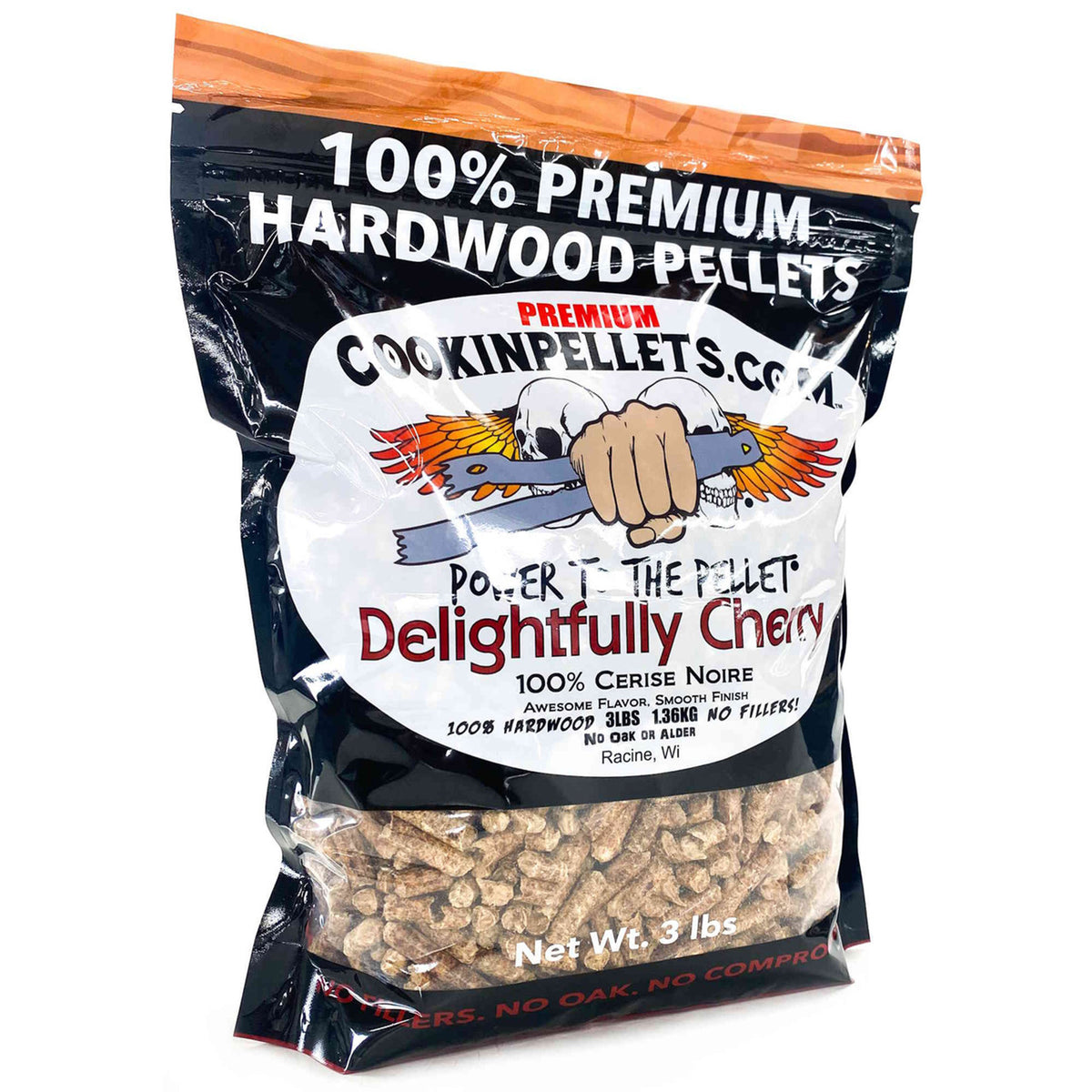 CookinPellets Natural Hardwood BBQ Grill Pellets, 5 Flavor Bundle, 25 3 lb Bags