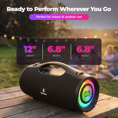 Max Power Ultra Pro M2 Portable, Wireless and Rechargeable Bluetooth Speaker - VMInnovations