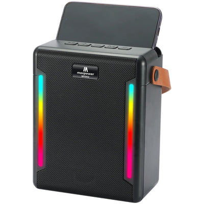 Max Power Solar Beat Bluetooth Speaker with Solar Charging and Type C Charging