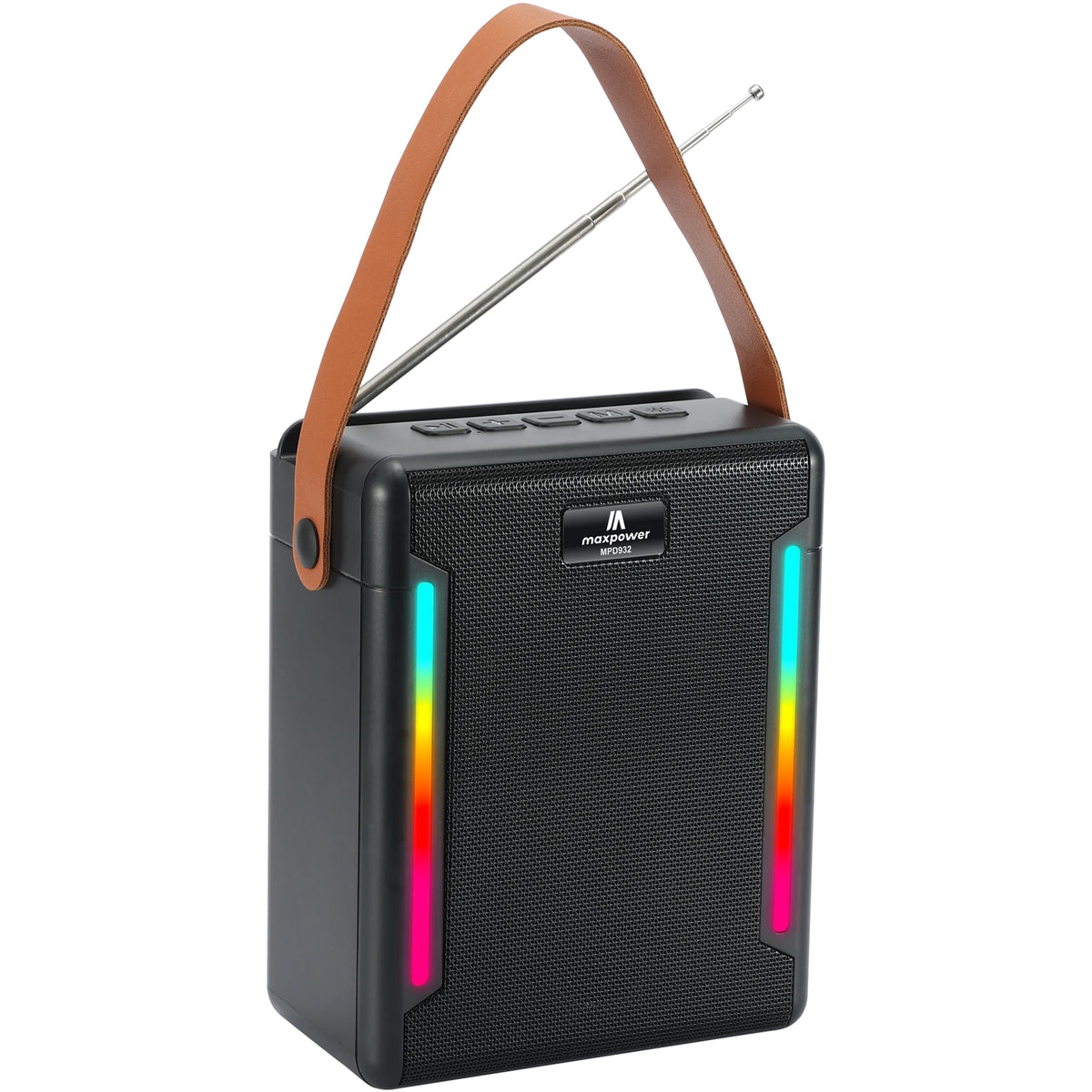 Max Power Solar Beat Bluetooth Speaker with Solar Charging and Type C Charging