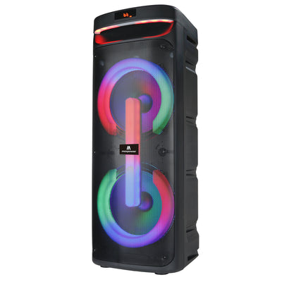 Max Powe MPD1010-PARTY BOX DJ Speaker, Portable Sound System with Bluetooth