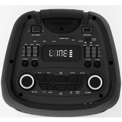 Max Power Thunder X-Bass Portable Party Speaker, Dual 10-Inch Woofers, Bluetooth