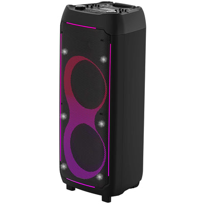 Max Power Thunder X-Bass Portable Party Speaker, Dual 10-Inch Woofers, Bluetooth