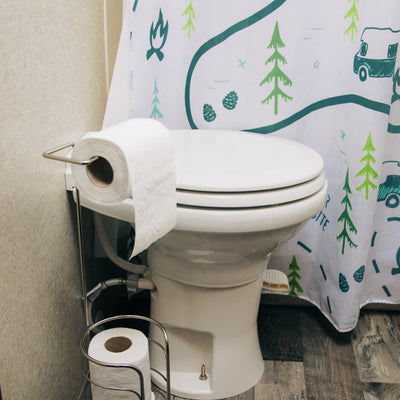 Camco TST 1-Ply Toilet Paper, 4 Individual Roll, 280 Flushable Tissue Sheets (48 Pack)