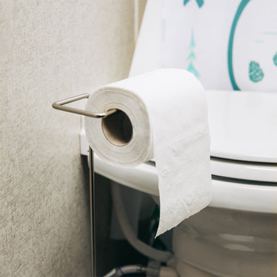 Camco TST 2-Ply Toilet Paper, Individual Roll, 400 Flushable Tissue Sheets White - VMInnovations