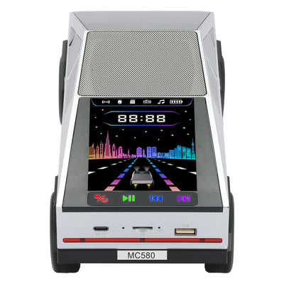 Max Power Cybertruck Wireless Bluetooth Speaker with Front LED Lights, Red