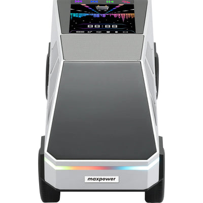 Max Power Cybertruck Wireless Bluetooth Speaker with Front LED Lights, Silver