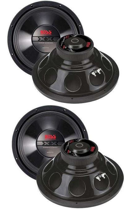4) New BOSS AUDIO CX12 12" 3200W Car Power Subwoofers Subs Woofers 4 Ohm Black