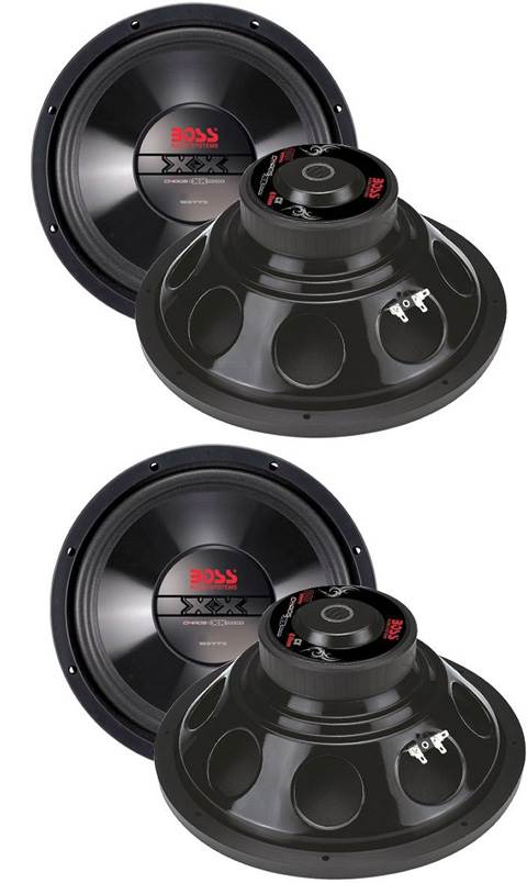 4) New BOSS AUDIO CX12 12" 3200W Car Power Subwoofers Subs Woofers 4 Ohm Black