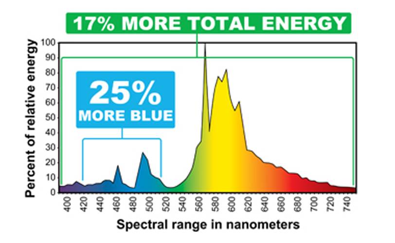 (6) Eye Hortilux 600W Super HPS Hydroponics Enhanced Spectrum Grow Light Bulbs