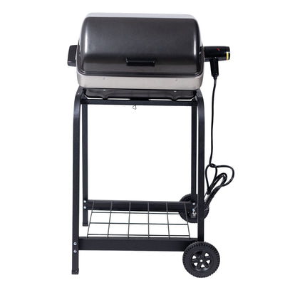 Americana Grills 3-Zone Cart Electric Grill, Outdoor Rolling Cart, Graphite - VMInnovations