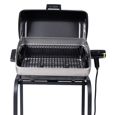 Americana Grills 3-Zone Cart Electric Grill, Outdoor Rolling Cart, Graphite - VMInnovations