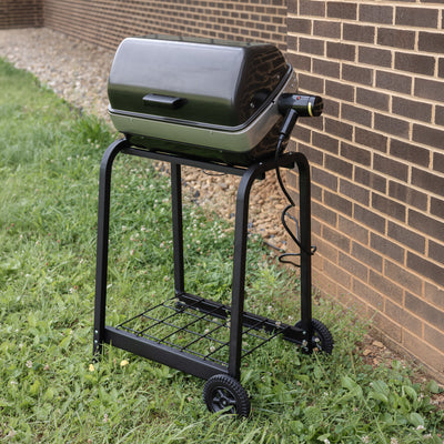 Americana Grills 3-Zone Cart Electric Grill, Outdoor Rolling Cart, Graphite - VMInnovations